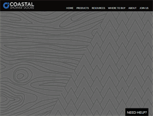 Tablet Screenshot of coastalshowerdoors.com